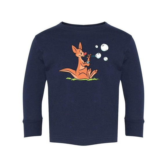 Kangaroo Making Bubbles Long Sleeve Toddler -Image by Shutterstock,  4 Toddler