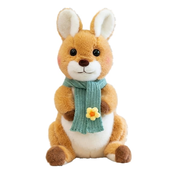 Kangaroo Plush Doll, Soft Stuffed, 1 Piece, Cuddle Toy Home Decoration