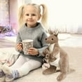 thumbnail image 1 of Kangaroo Plush Toy, Mother Baby Cuddly Stuffed Animal, Soft Fluffy Doll, Imaginative Play Companion, Gift For Kids, Nursery Decor, Adorable Kangaroo Family, 1 of 6