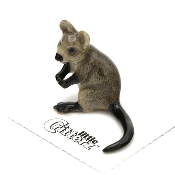 Kangaroo - Quokka "Happy" - miniature porcelain figurine