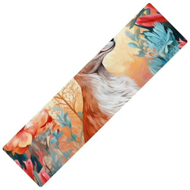 Kangaroo Rubber Mat Rectangular 15.7"x59" Washable Absorbent Kitchen