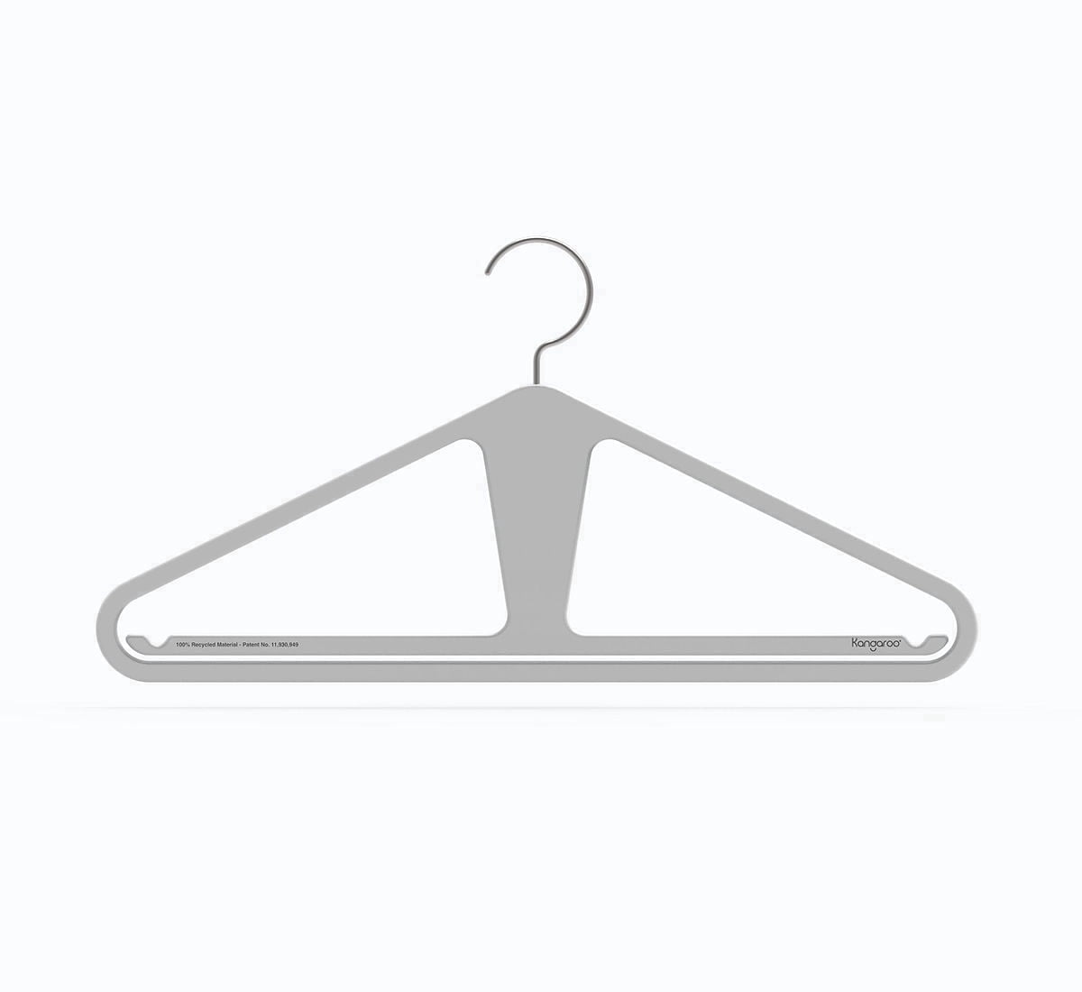 Kangaroo Slim Oatmilk Clothing Hanger - 40 Pack for Pants, Shirts, Jackets