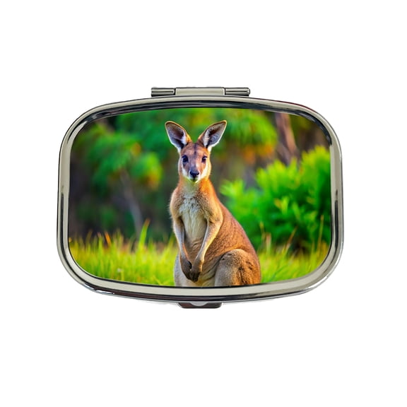 Kangaroo Small Travel Handbag Pill Box Case