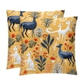 thumbnail image 1 of Kangaroo Throw Pillows Set of 2 with Unique Patterns Covers - Available in 16x16, 18x18, and 20x20 Inches for Various Occasions - Includes Throw Pillow Inserts, 1 of 6