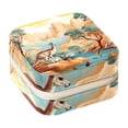 thumbnail image 1 of Kangaroo Travel Portable Square Jewelry Box Earring Necklace Bracelet Holder Display Case Organizer Box, Decorative Jewelry Stand Storage Box, 1 of 6