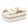 thumbnail image 1 of Kangaroo Velvet Portable Necklace Organizer with Removable Compartment - Display Case, Earring Organizer, and Necklace Holder - Gift, 1 of 7