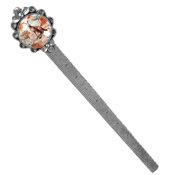 Kangaroo Vintage Silver Lace-Edged Bookmark - the Gift for Readers and Book Lovers