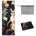 thumbnail image 1 of Kangaroo Yoga Towel with Storage Bag - 72.8"x26.8" for Yoga, Pilates, Fitness - Yoga Blanket, Yoga Towels, Gym Towel Included, 1 of 6