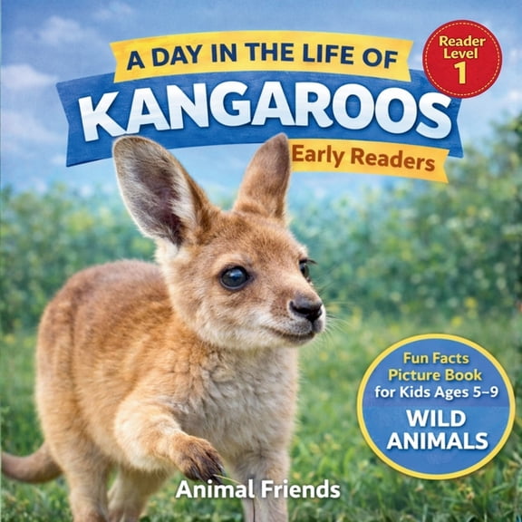 Kangaroos: Fun Facts Nonfiction Picture Book for Early Readers, Classrooms, and Homeschool Kids Ages 5-9, (Paperback)