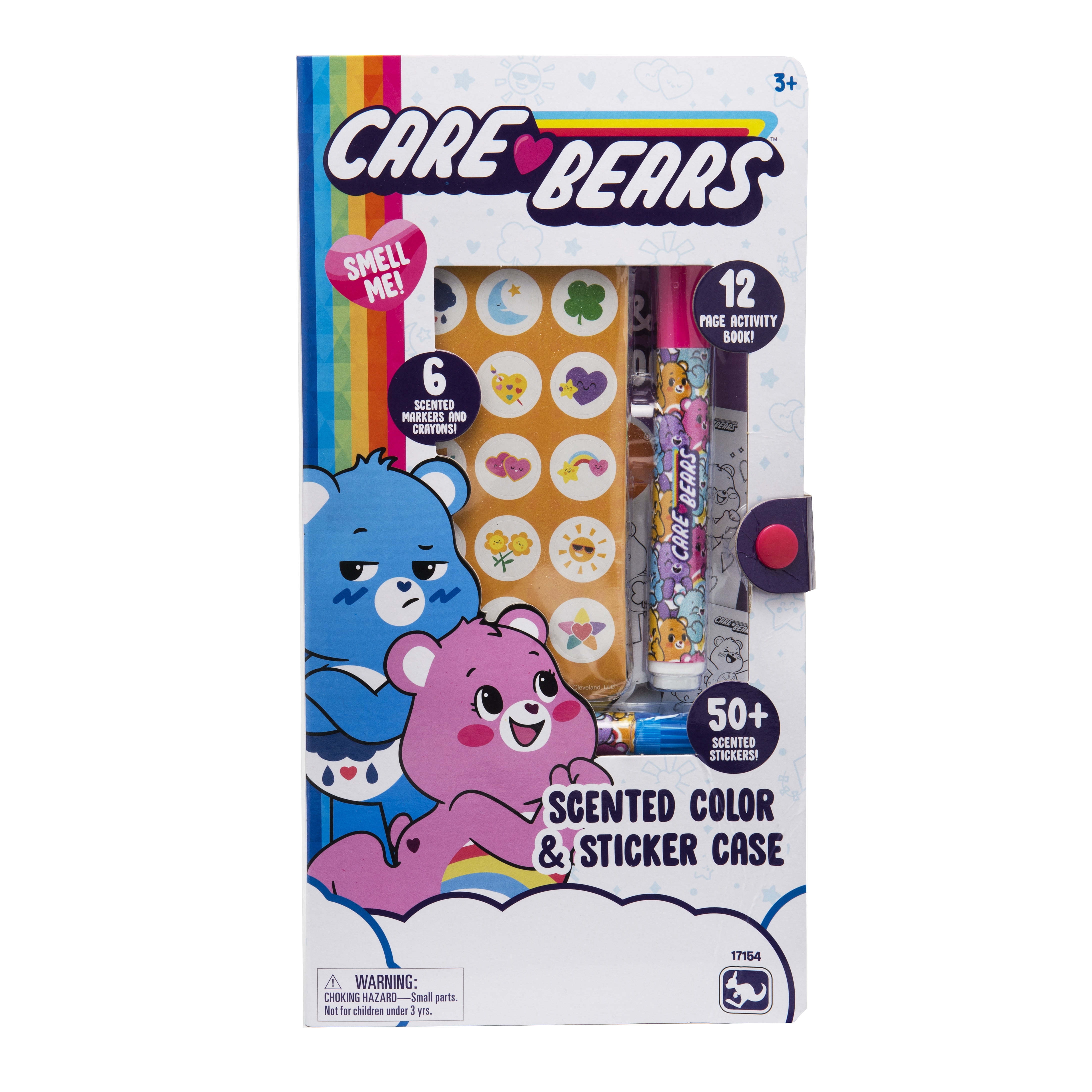 Kangaru Brand Care Bears Color and Sticker Case