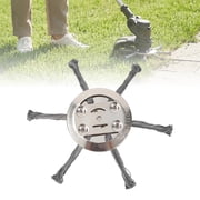 Kangerse 6 Steel Wire Grass Trimmer Head, String Trimmer Replacement Head for Cordless Weed Eaters