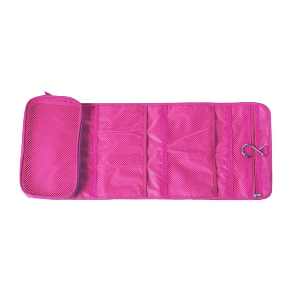 Kangkanggg Hangable Bathroom Cosmetic Organizer Hanging Wall Organizer For Makeup And Toiletry Pouch