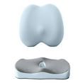 thumbnail image 1 of Kangkanggg Multifunctional Memory Foam Cushion Set For Chair/Car Including Lumbar Cushion Coccyx Cushion Back And Coccyx Injected With Gel Cloud Support, 1 of 3