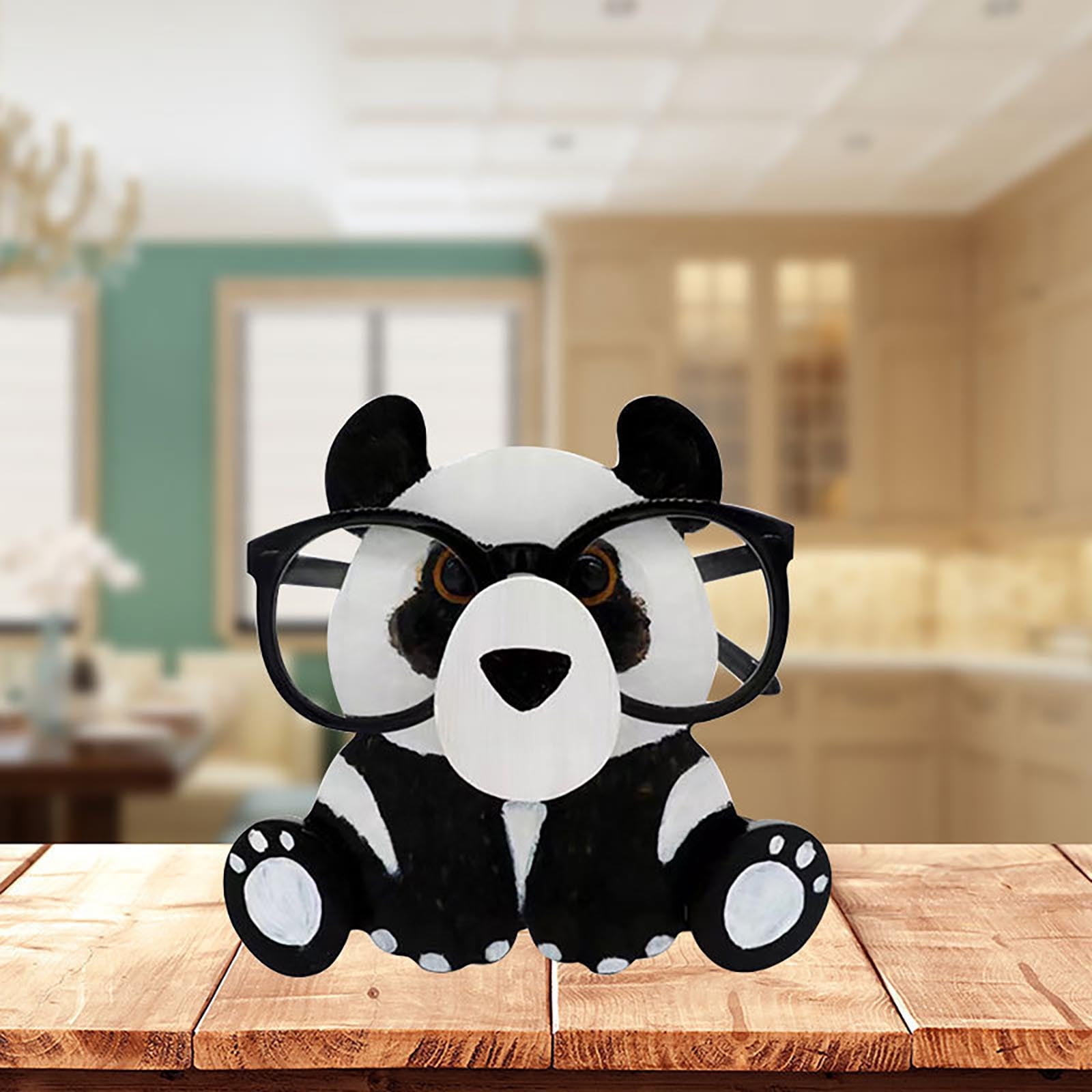 Kangnenghuishiye Handmade Wood Carved Animals Eyeglass Holder,9