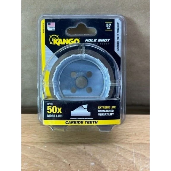 Kango Khs-57-Ct, 2-1/4" (57Mm) 5Tpi Hole Shot Carbide Teeth Hole Saw