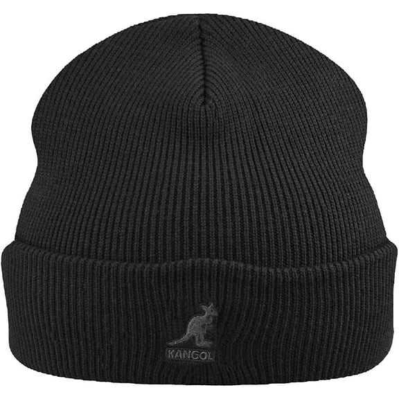 Kangol 2978BC-BB001-1SFM Acrylic Cuff Pull on Hat for Unisex, Black - One Size