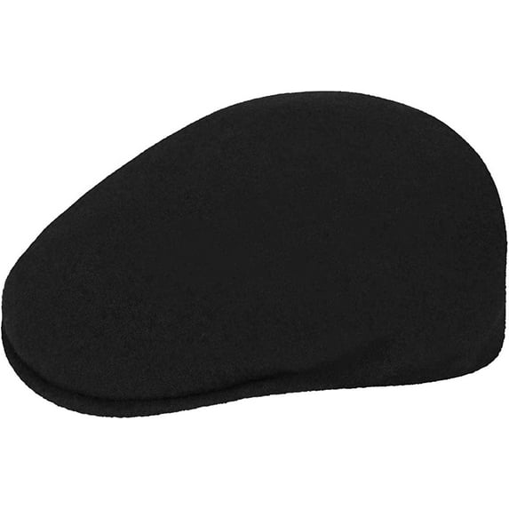 Kangol 504 Wool Felt Hat for Men and Women - Black - XXL