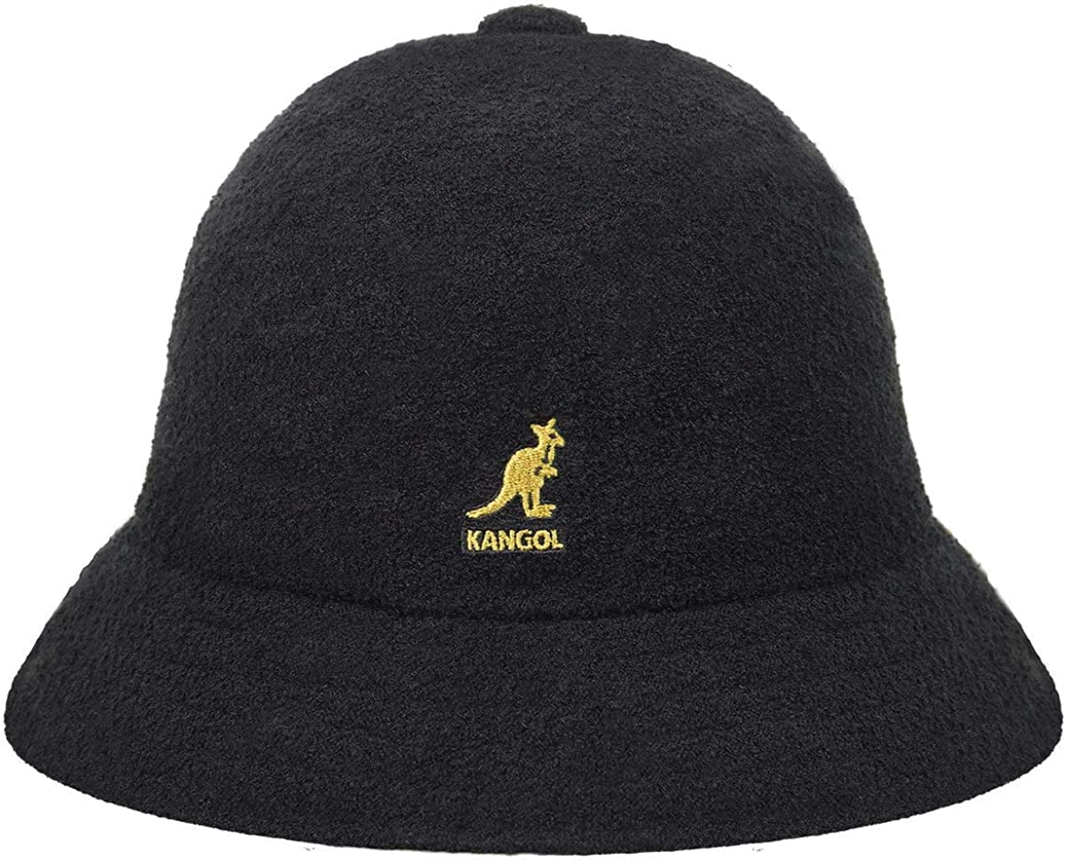 KANGOL ブラック ゴールド バケットハット M Kangol Bucket Bermuda Unisex Hat - Black/Gold - Walmart.com