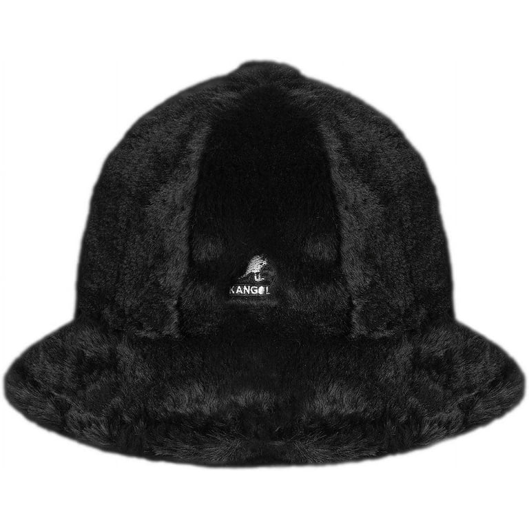 Kangol Faux Fur Casual X-Large Black - Walmart.com