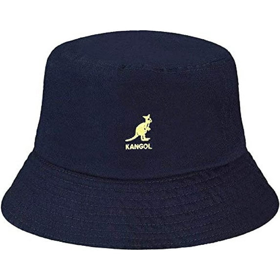 Kangol Men, Women Washed Bucket Hat X-Large Navy