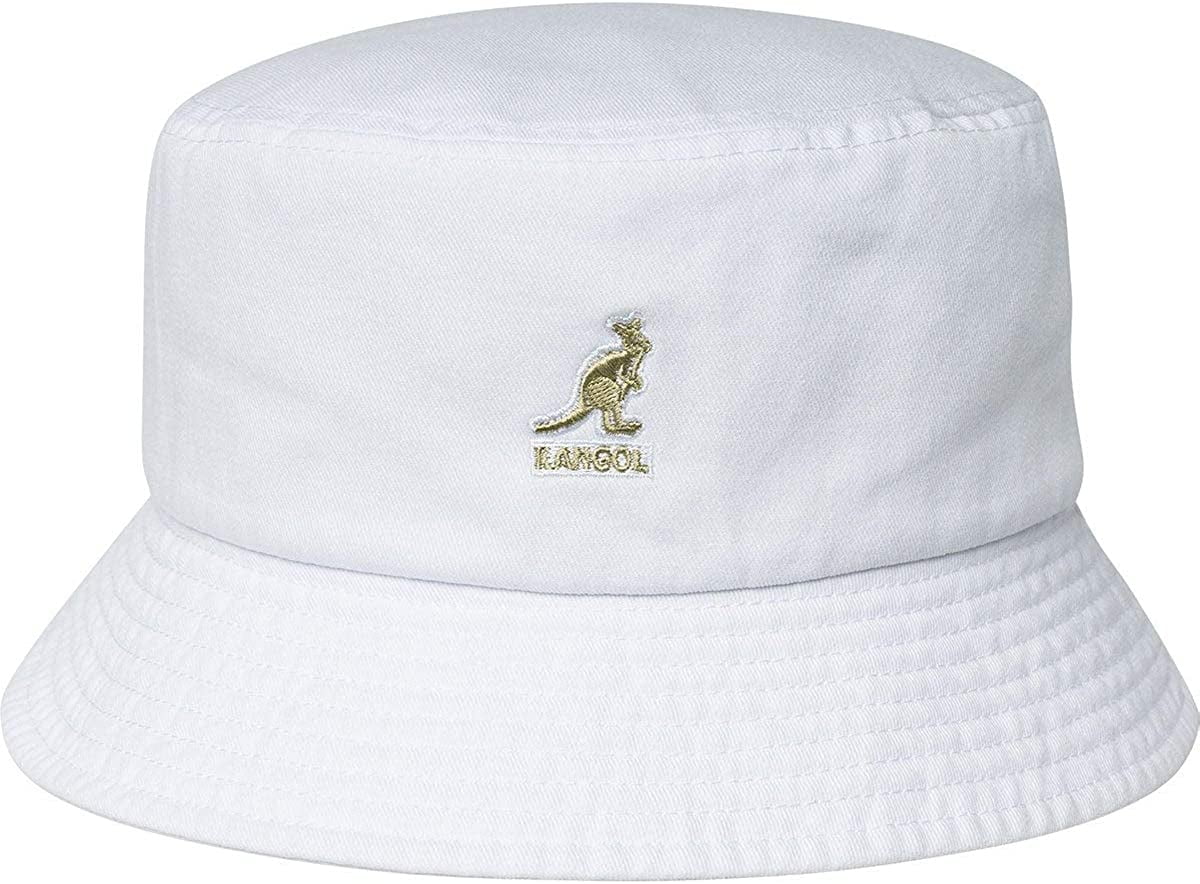 白XL KANGOL WASHED BUCKET HAT wackomaria Kangol Men, Women Washed Bucket Hat X-Large White - Walmart