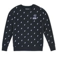 thumbnail image 1 of Kangol Men's All Over Print Fleece Pullover Crewneck Sweatshirt Embroidered Logo (Small, Black), 1 of 1
