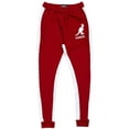 thumbnail image 1 of Kangol Men's Logo French Terry Track Pants Jogger Sweatpants (Small, Equestrian Red), 1 of 3