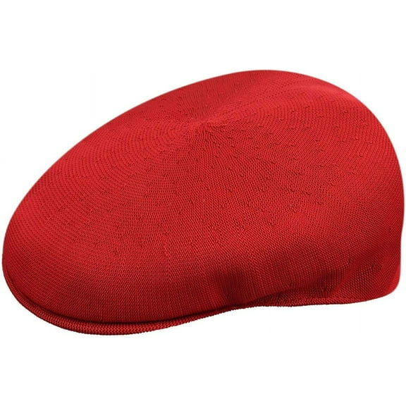 Kangol Men's Tropic 504 Flat Cap, Scarlet, XLarge