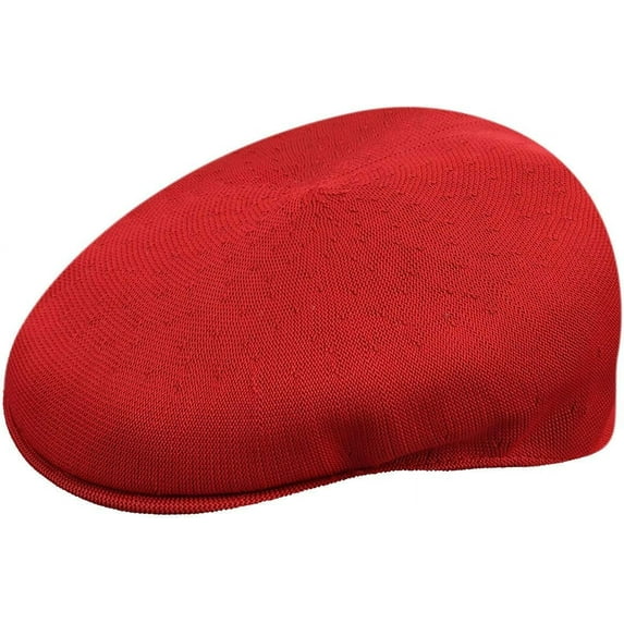 Kangol Men's Tropic 504 Flat Cap, Scarlet, XLarge