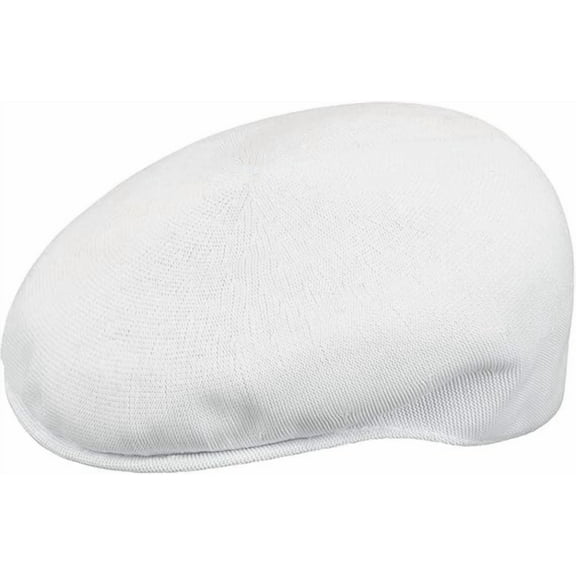 Kangol Men's Tropic 504 Flat Cap, White, Small