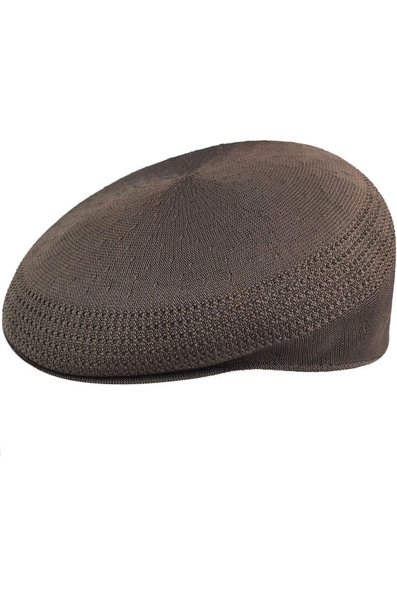 Men's Tropic 504 Ventair Flat Cap, Brown, XXLarge