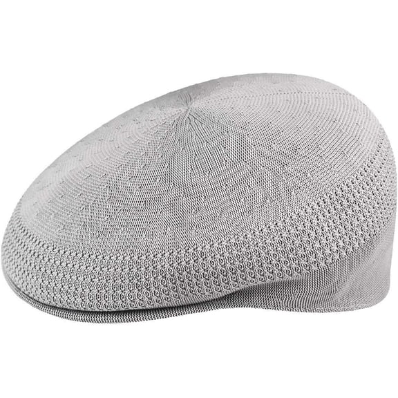 Kangol Men's Tropic 504 Ventair Flat Cap, Grey, Medium