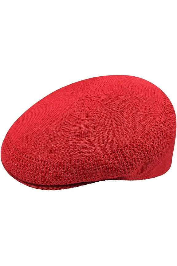 Men's Tropic 504 Ventair Flat Cap, Scarlet, XLarge