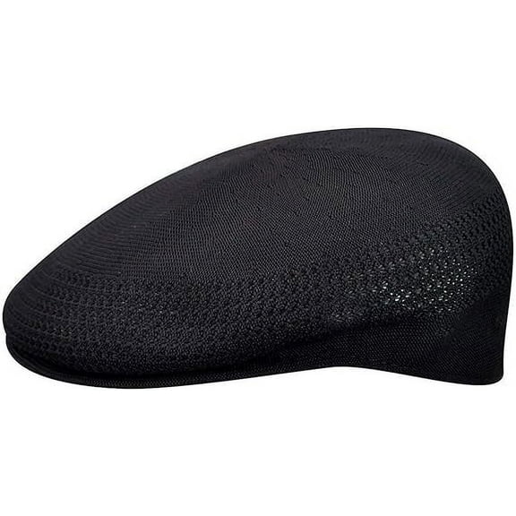Kangol Men's , Women Tropic 504 Ventair Flat Cap, Black, XX-Large