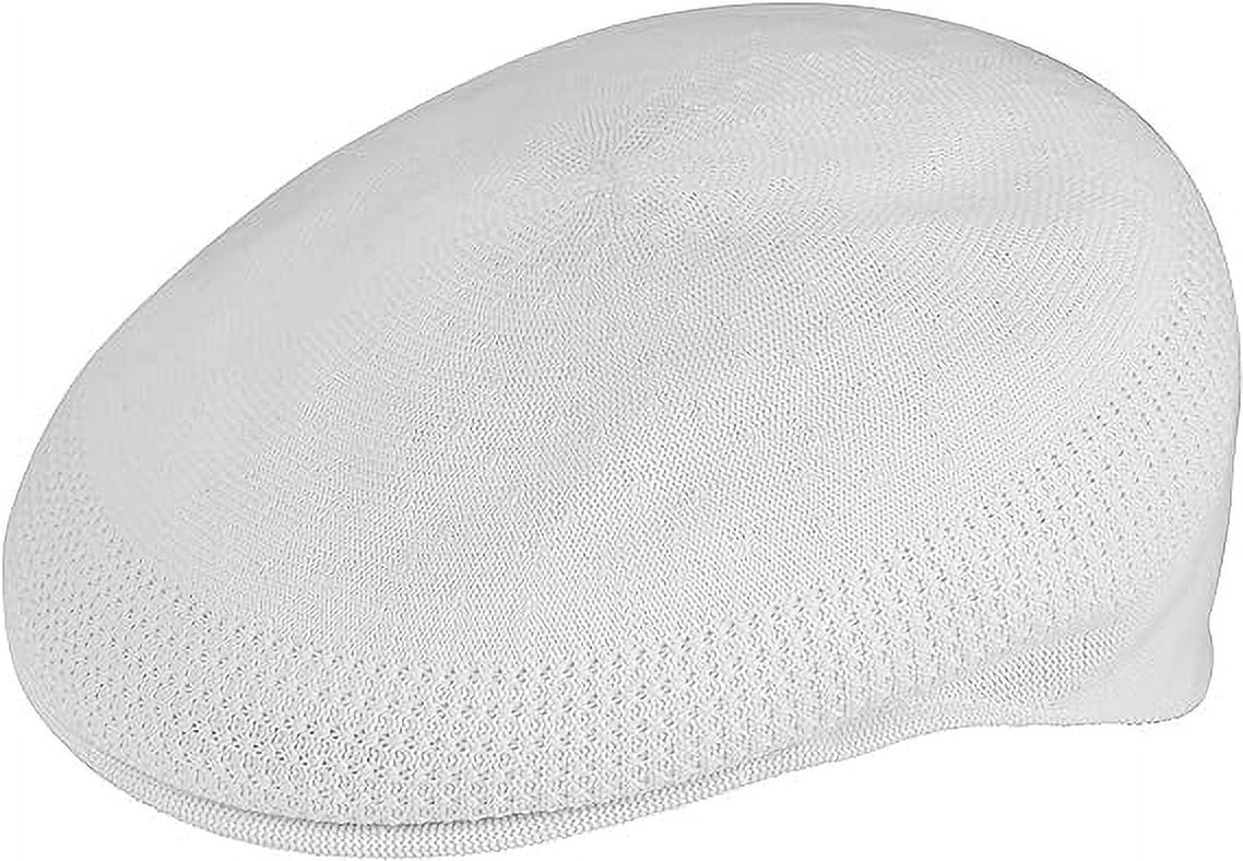 Kangol Tropic 504 Ventair Ivy Cap In White Size Small Kangol Tropic 504 Ventair Ivy – Hollywood Hatters main image 3