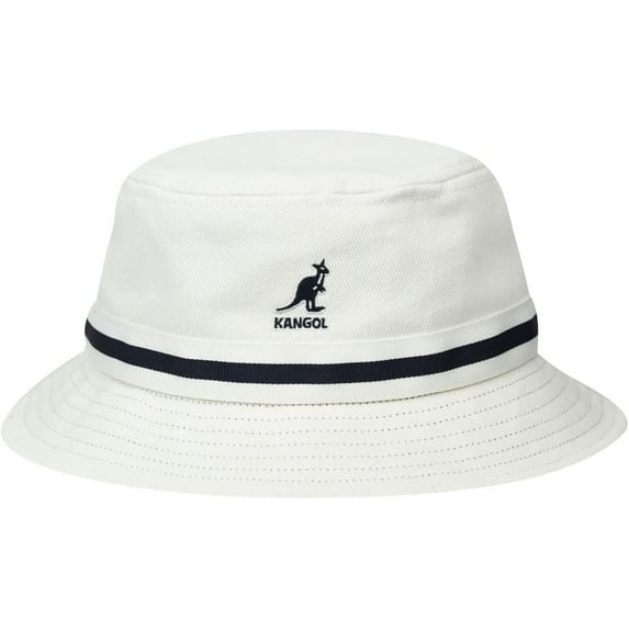 Kangol Stripe Lahinch Hat, White, Large