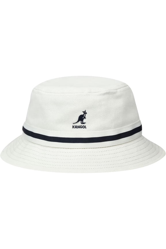 Stripe Lahinch Hat, White, Large