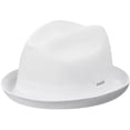 thumbnail image 1 of Kangol Tropic Player Hat – Iconic White Spring & Summer Fashion Hat for Unisex Adults, Comfortable 2" Brim, Breathable Traditional Polyester Blend, Center-Dent Crown, Versatile Style for Beach, 1 of 5
