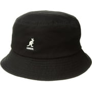 Kangol Washed Bucket Hat, Black, Large