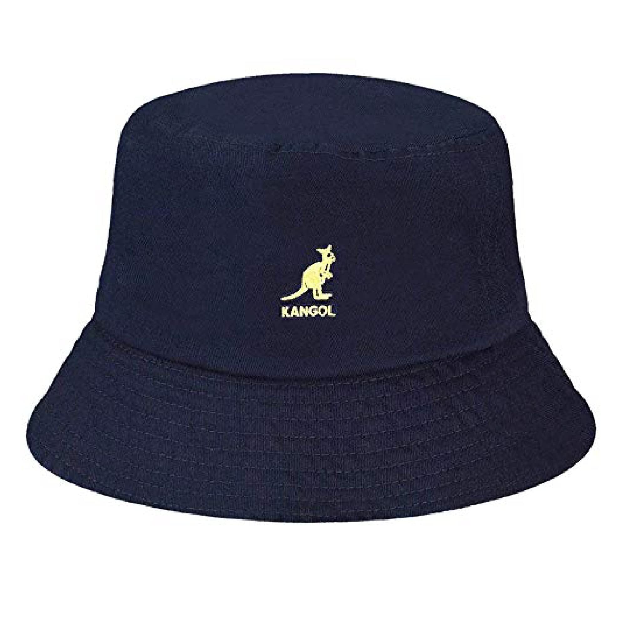 Kangol Men, Women Washed Bucket Hat Medium Navy