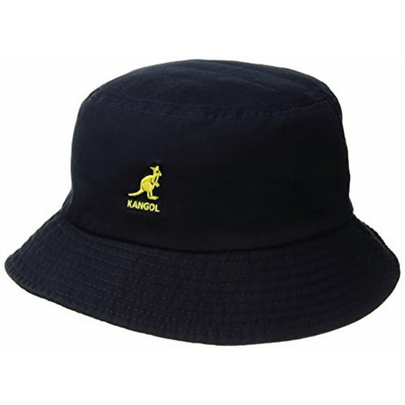 Kangol Men, Women Washed Bucket Hat Medium Navy