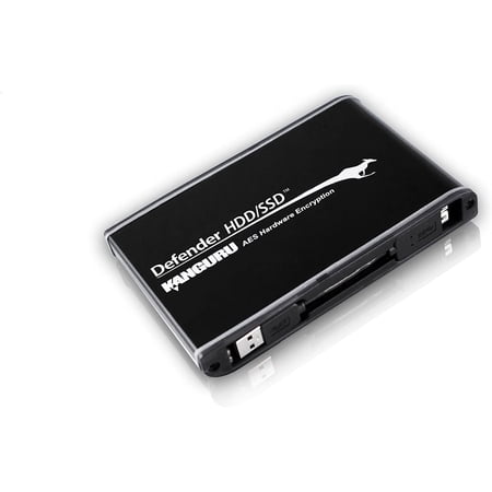 Kanguru 1TB Defender 35 External HDD Hardware Encrypted Secure USB3.0 FIPS 197 certified, 256Bit