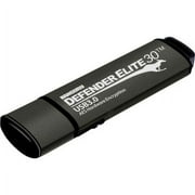Kanguru Defender Elite30, Hardware Encrypted, Secure, SuperSpeed USB 3.0 Flash Drive, 128GB