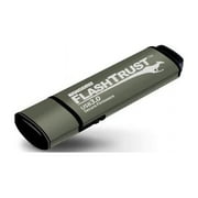 Kanguru FlashTrust USB3.0 Flash Drive with Digitally Signed Secure Firmware - 128 GB SuperSpeed USB3.0 Flash Drive with Secure Firmware, Physical Write Protect Switch, TAA Compliant