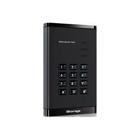Kanguru Solutions ISDAP3256SSD512F diskAshur PRO3 512GB Secure Portable SSD - FIPS Level 3