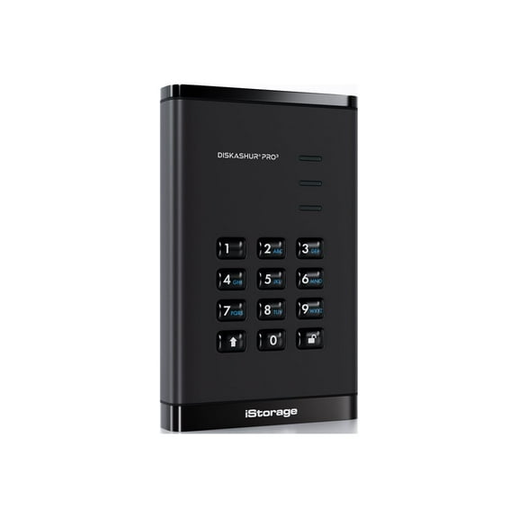Kanguru Solutions ISDAP3256SSD512F diskAshur PRO3 512GB Secure Portable SSD - FIPS Level 3