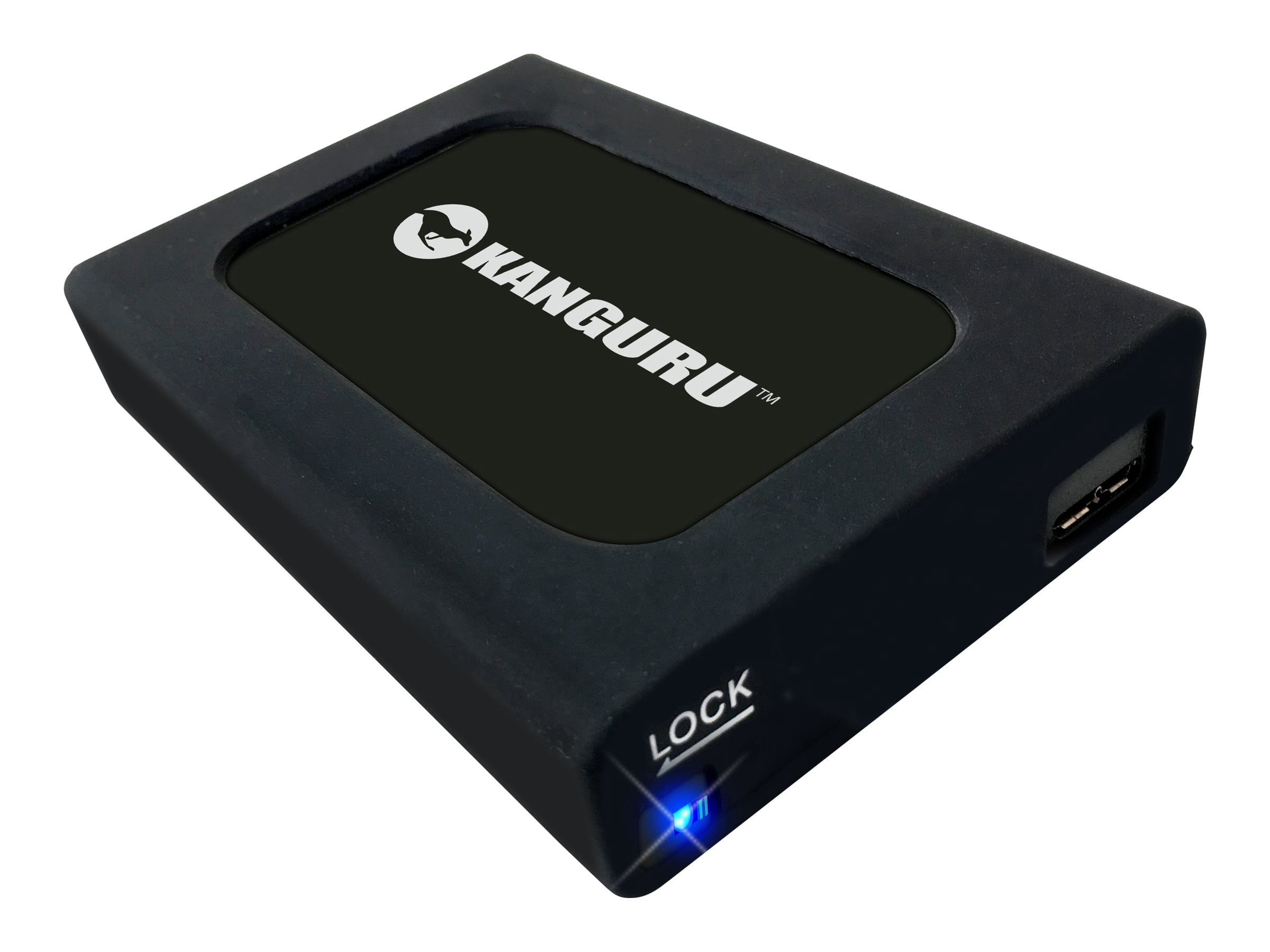 Kanguru UltraLock SuperSpeed USB 3.0 Solid State Drive with Physical Write Protect Switch, 2T - SuperSpeed+ USB 3.0 External SSD with Physical Write Protect Switch, 2T