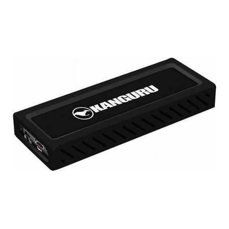 Kanguru UltraLock USB-C M.2 NVMe SSD External Solid State Drive, Black