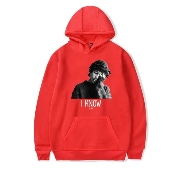 Kanii I Know Hoodie Rapper Merch Women/Men Long Sleeve Hooded Winter HipHop Sweatshirt