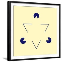 Kanizsa Triangle, Abstract Framed Art Print Wall Art by Science Photo Library Sold by Art.Com